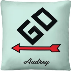 Monopoly Corner Space Throw Pillow
