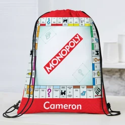 Monopoly Game Board Drawstring Bag