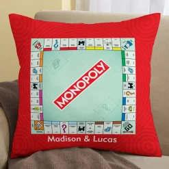 Monopoly Game Board Throw Pillow