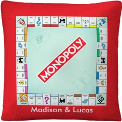 Monopoly Game Board Throw Pillow