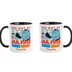 Monopoly Get Out of Jail Free Mug