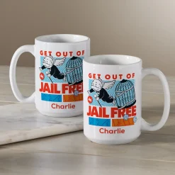 Monopoly Get Out of Jail Free Mug