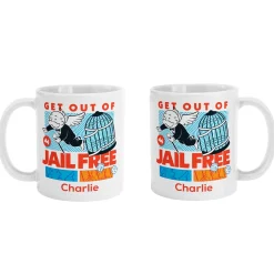 Monopoly Get Out of Jail Free Mug