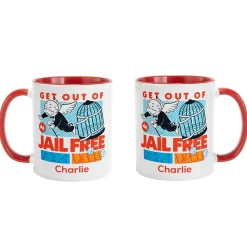 Monopoly Get Out of Jail Free Mug