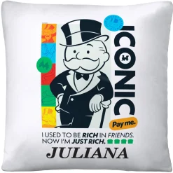 Monopoly Iconic Throw Pillow