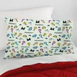Monopoly Icon Pattern Pillowcase