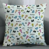 Monopoly Icon Pattern Throw Pillow
