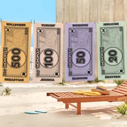 Monopoly Money Beach Towel