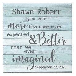 More Than We Expected Baby Canvas