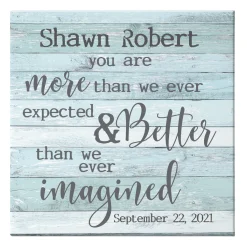 More Than We Expected Baby Canvas