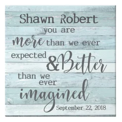 More Than We Expected Baby Canvas
