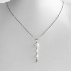 Motherhood Pearl Drop Necklace