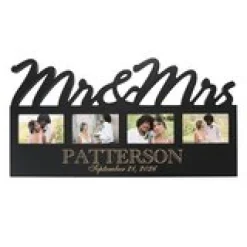 Mr & Mrs Frame Plaque