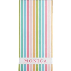 Multicolor Stripes Beach Towel