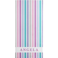 Multicolor Stripes Beach Towel