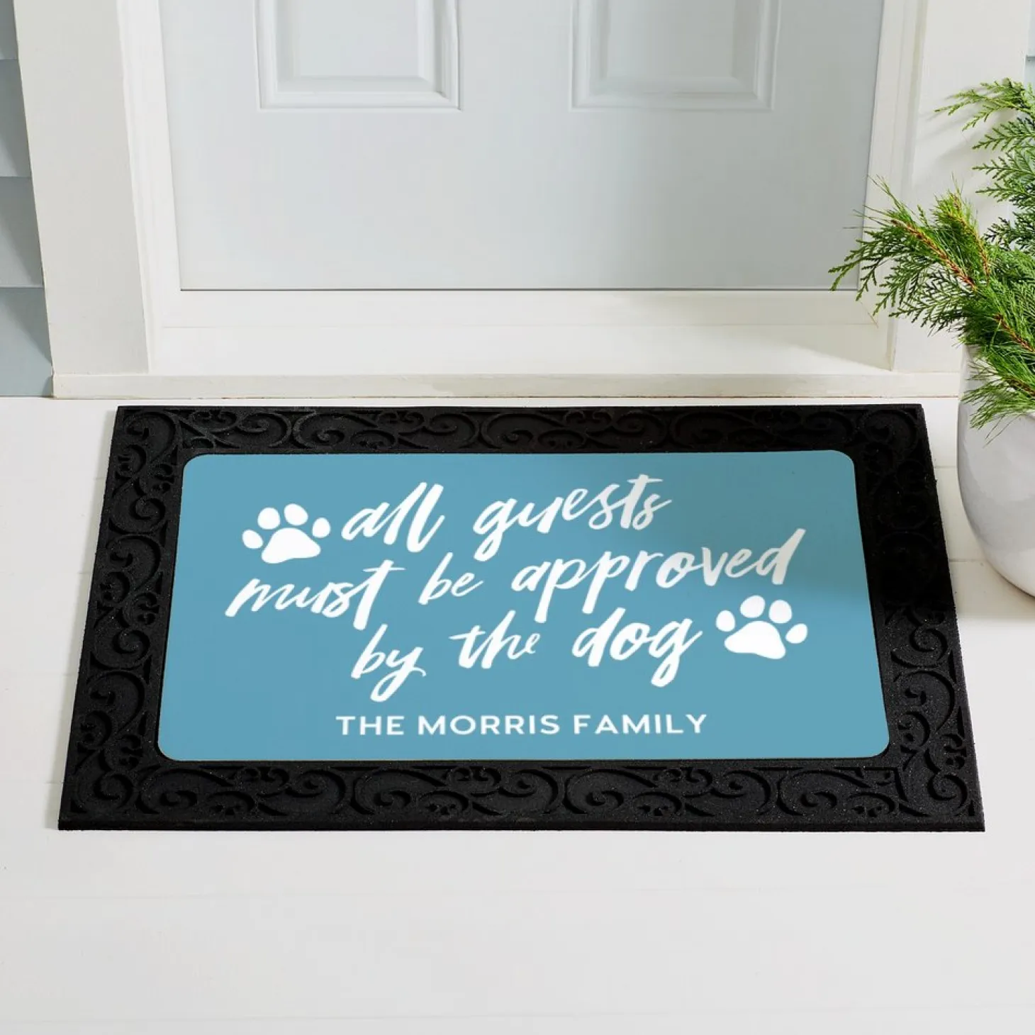 Must Be Approved By The Dog Doormat