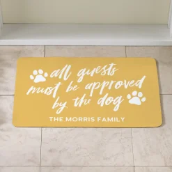 Must Be Approved By The Dog Doormat