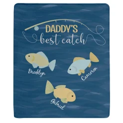My Best Catch Plush Blanket