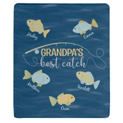 My Best Catch Plush Blanket
