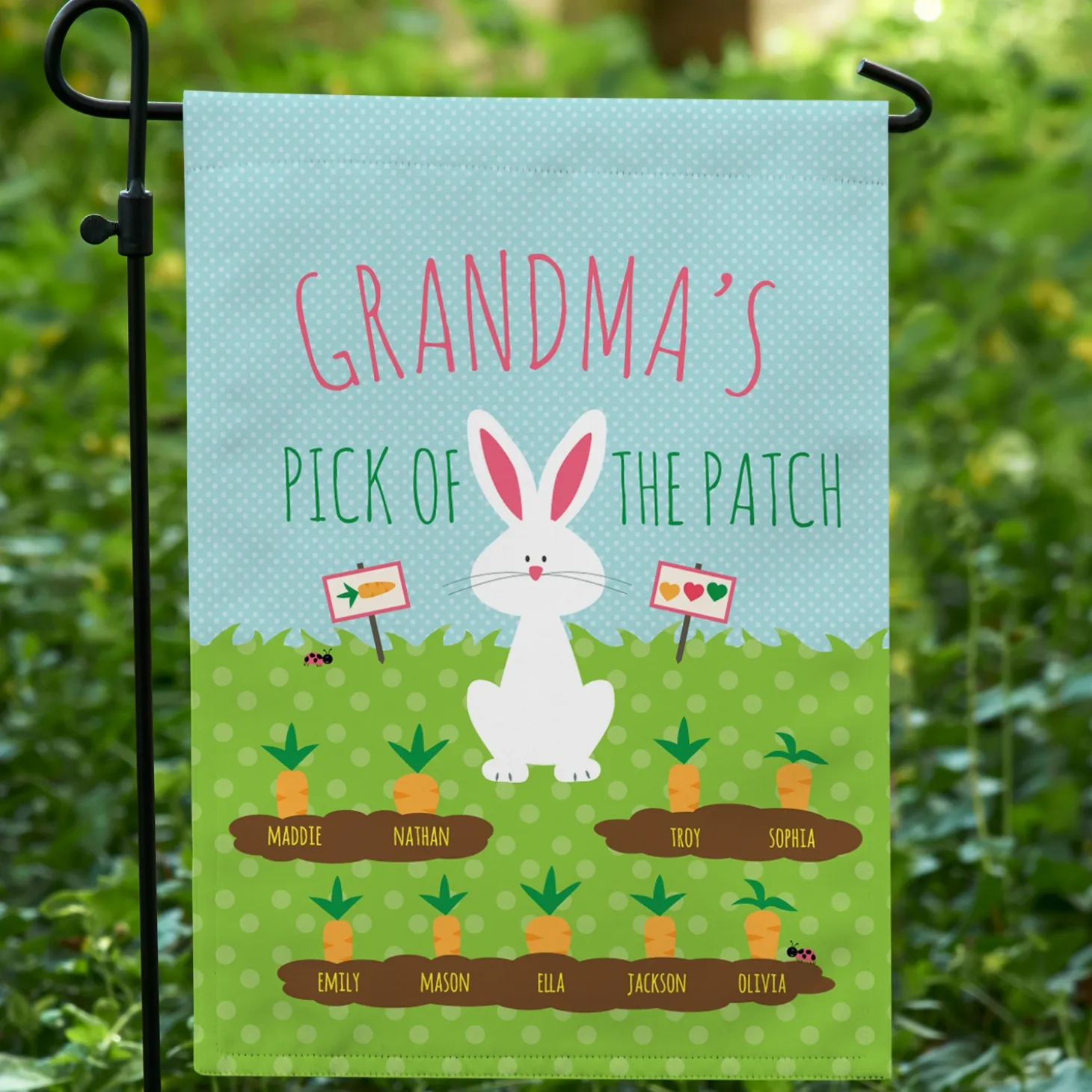 My Cute Lil' Carrots Garden Flag