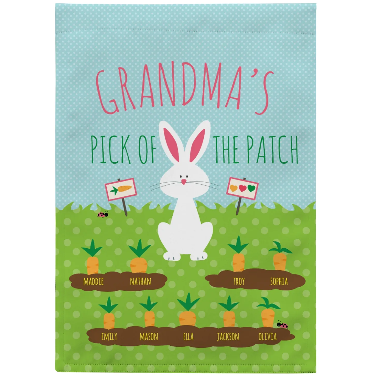 My Cute Lil' Carrots Garden Flag