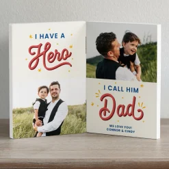 My Dad is My Hero Photo Panel