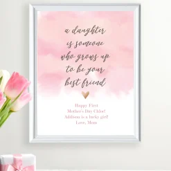 My Daughter, My Best Friend Framed Print