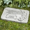 My Father's Garden Sculpted Memorial Stone