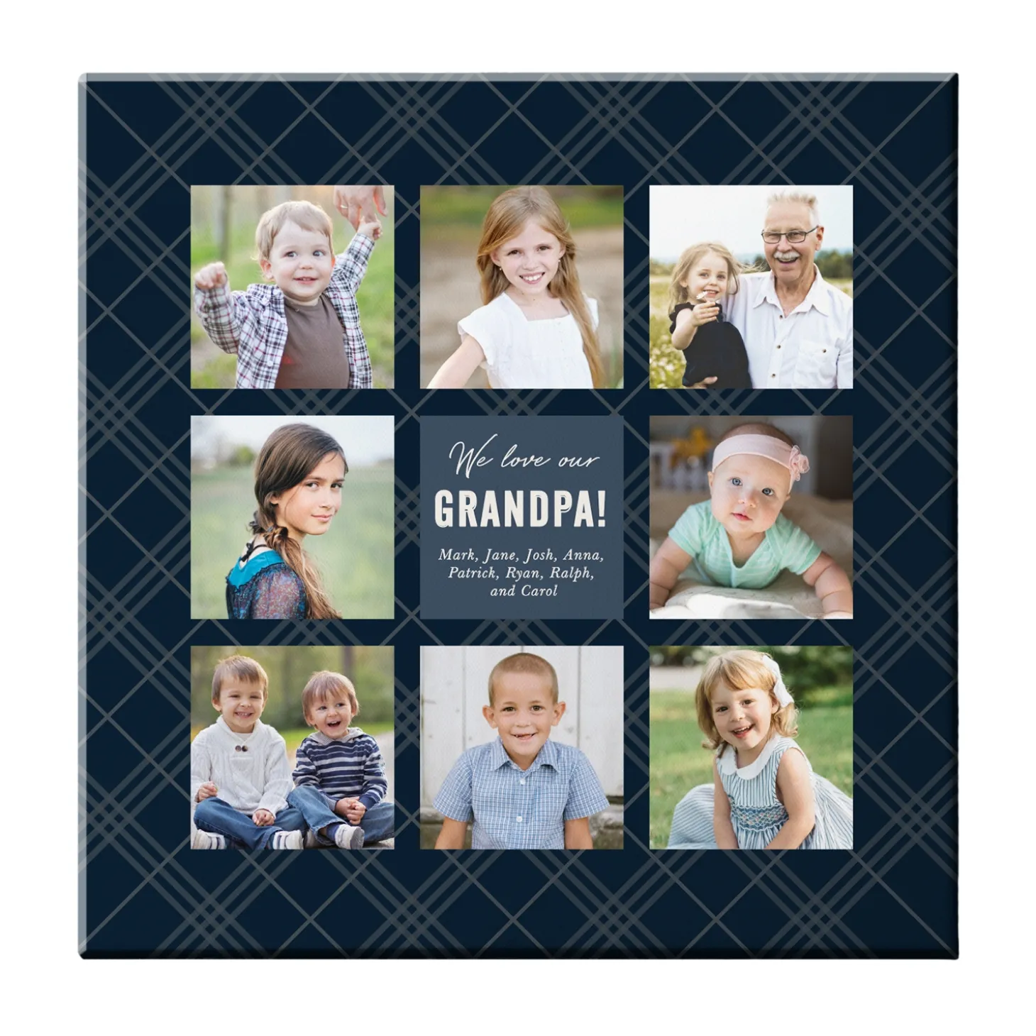 My Favorite Faces Photo Canvas