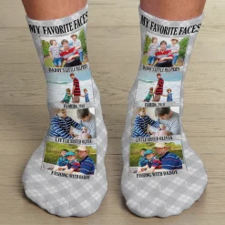 My Favorite Faces Photo Socks