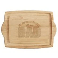 My Favorite People Oversized Wood Cutting Board