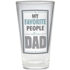 My Favorite People Pint Beer Glass