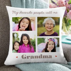 My Favorites Photo Throw Pillow