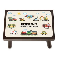 My Favorite Vehicles Step Stool