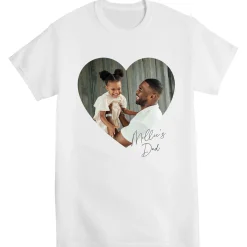 My Heart on My Chest Photo T-Shirt