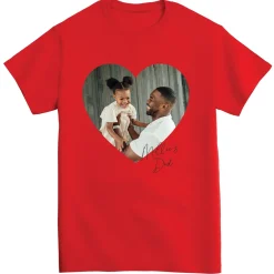 My Heart on My Chest Photo T-Shirt