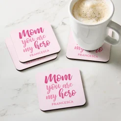 My Hero Wood Coasters