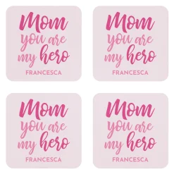 My Hero Wood Coasters