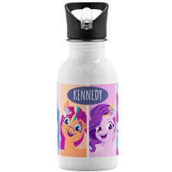 My Little Pony Group Character Panel Water Bottle