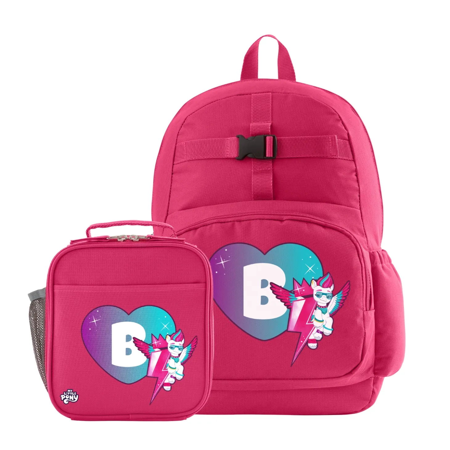 My Little Pony Heart Decal Backpack & Lunch Box