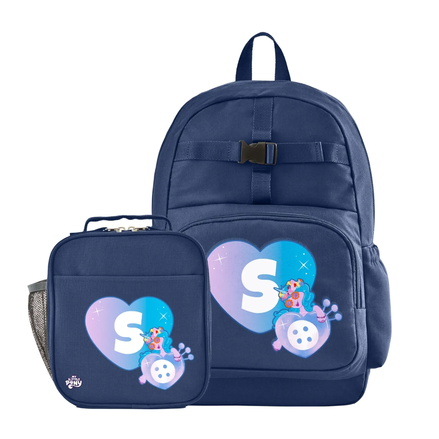 My Little Pony Heart Decal Backpack & Lunch Box