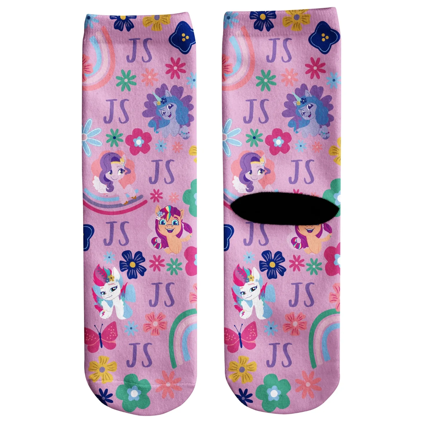 My Little Pony Rainbows and Flowers Socks