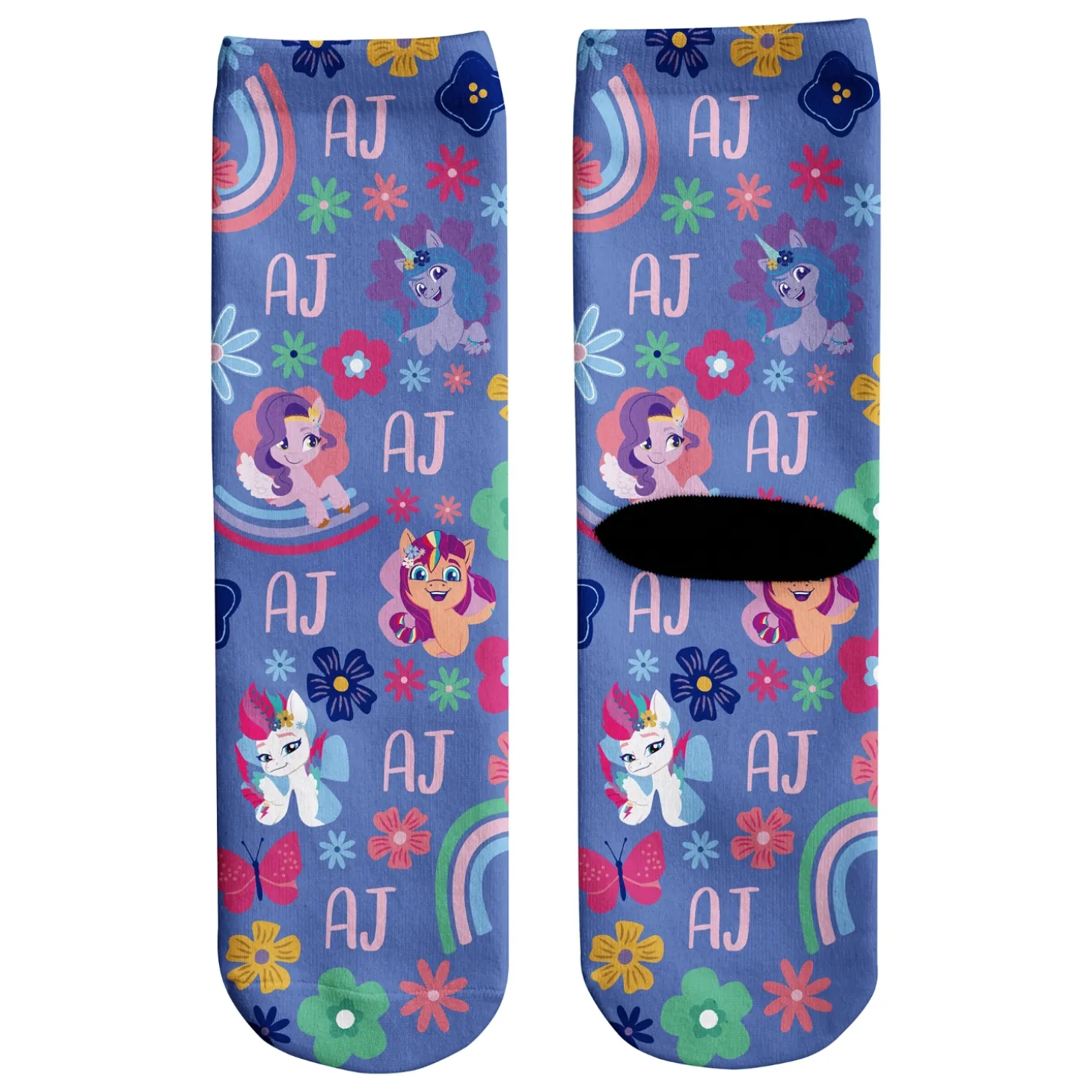 My Little Pony Rainbows and Flowers Socks