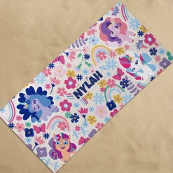 My Little Pony Rainbows and Flowers Beach Towel