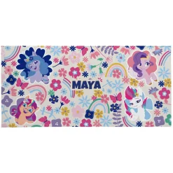 My Little Pony Rainbows and Flowers Beach Towel