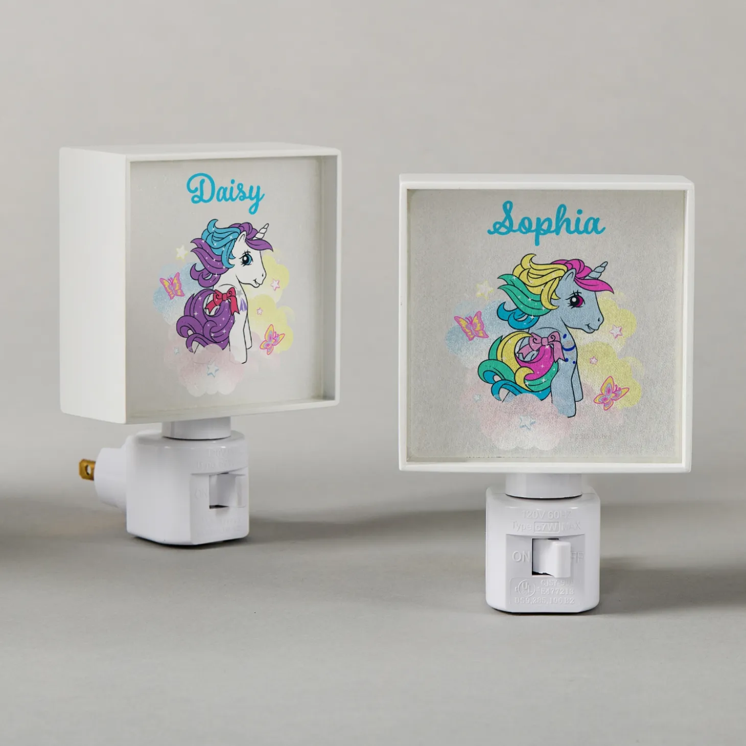 My Little Pony Retro Clouds and Butterflies Night Light