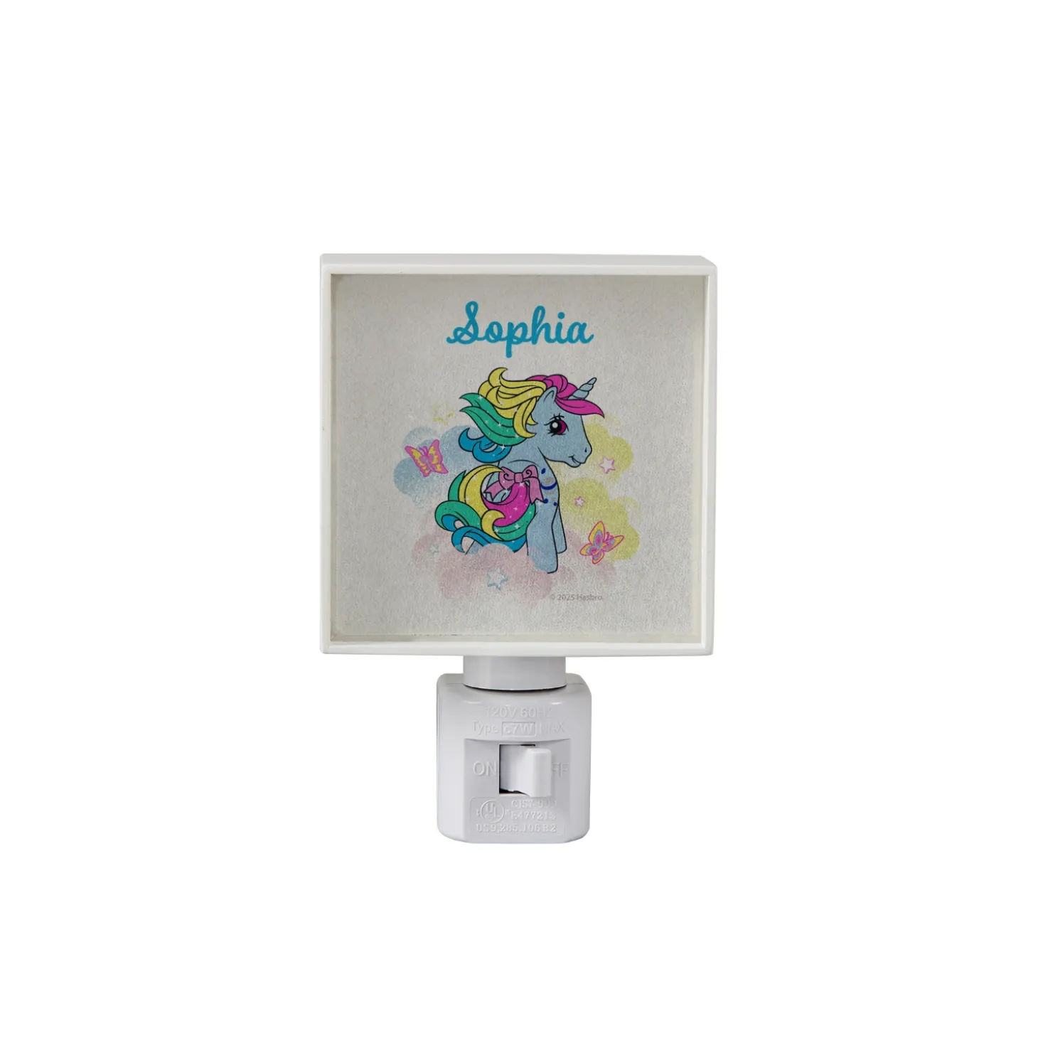My Little Pony Retro Clouds and Butterflies Night Light