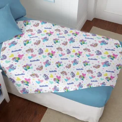 My Little Pony Retro Colorful Hearts Plush Blanket