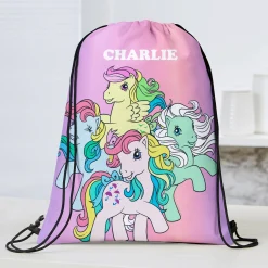 My Little Pony Retro Group Drawstring Bag