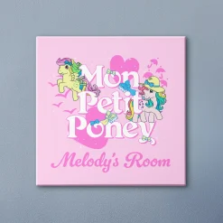 My Little Pony Retro Mon Petit Poney Canvas
